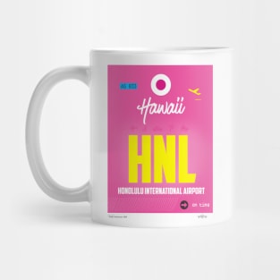 HNL Honolulu Hawaii airport code Mug